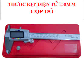 Thước kẹp điện tử 150 hộp nhựa ĐỎ_50C/T