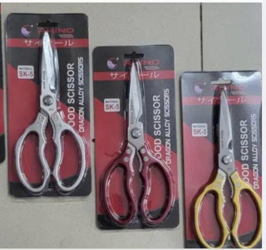 Kéo tay cầm VÀNG RHINO_Răng cưa + Khui bia + Kẹp càng cua_100C/T