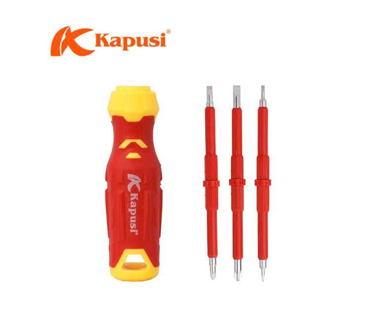 Bộ tua vít 2 đầu 3PC đỏ KPS_K7144_12/120