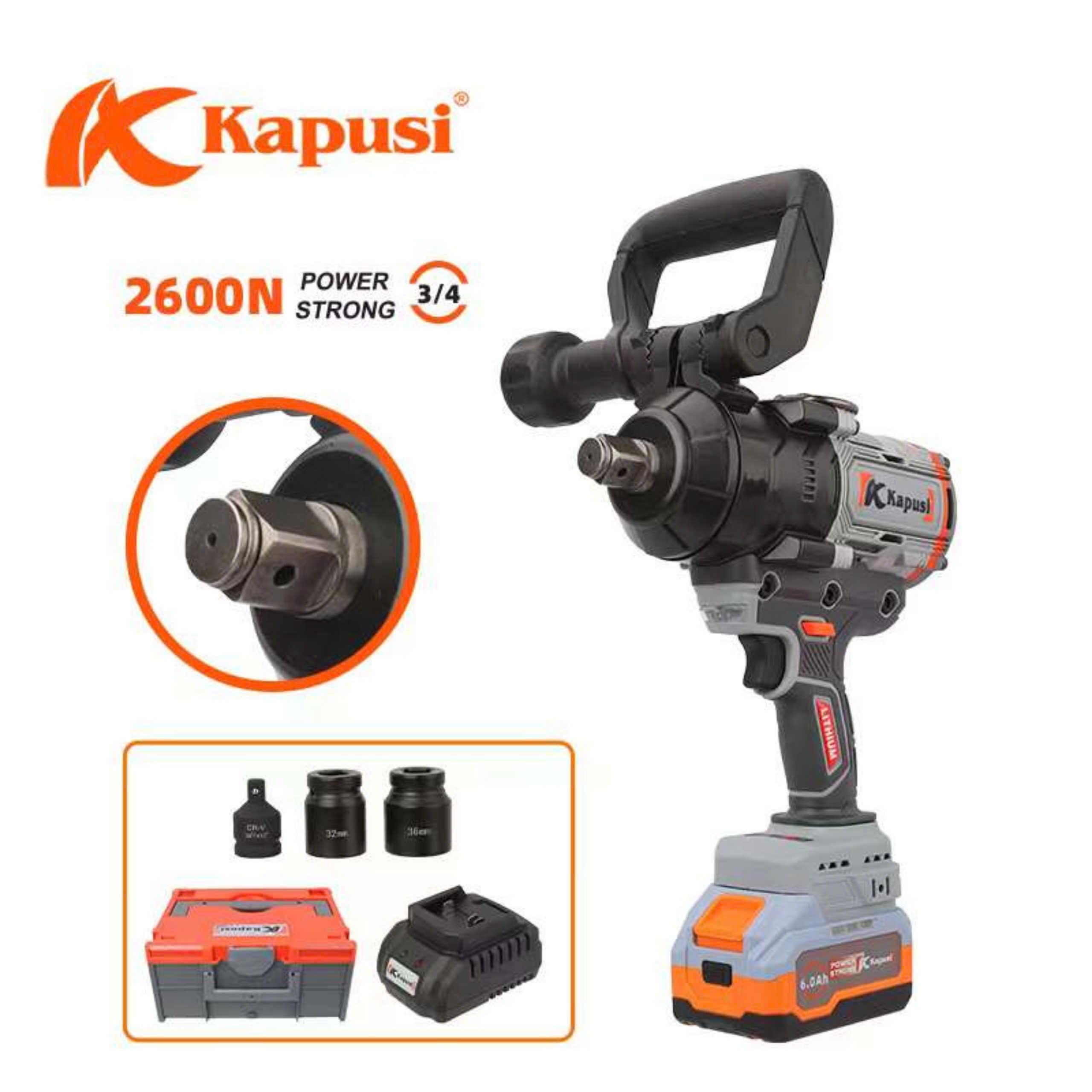 Súng mở ốc KPS 2600N_K6890 KHÔNG PIN 3/4