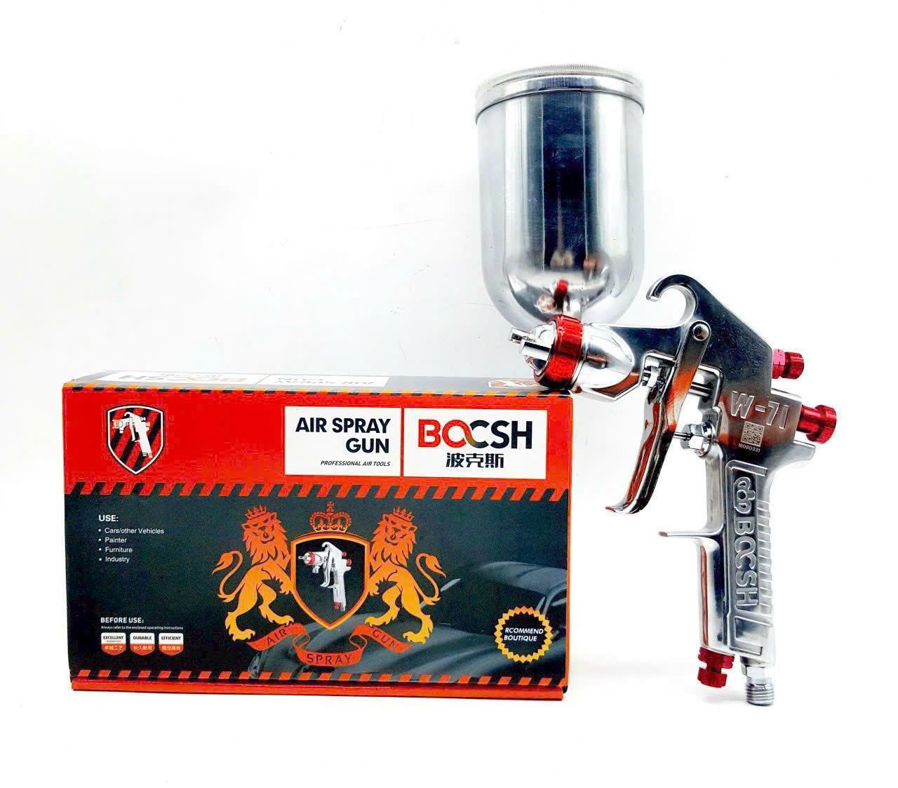 Súng phun sơn W71G BOCSH_ Bình trên 400CC (1.3) K CỐC