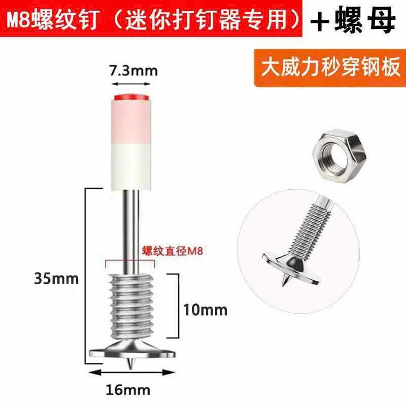 Đinh nổ mini có ren 8mm_100C/H