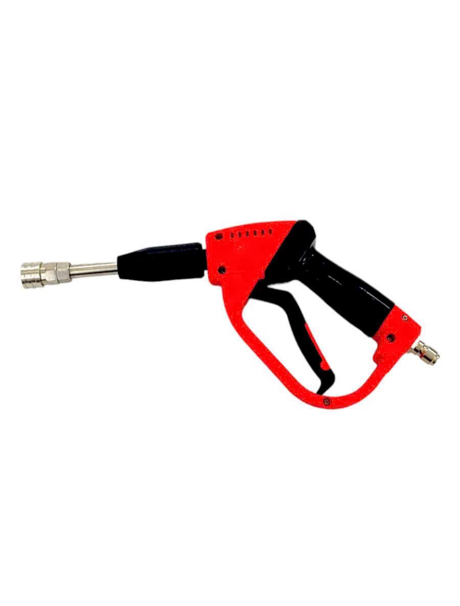 Súng rửa xe tăng áp ĐỎ NGẮN 28cm_Đuôi 3/8_Đầu bi 1/4_30C/T